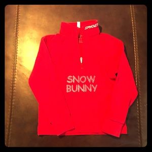 Spyder Girls Half Zip pullover. Size 4